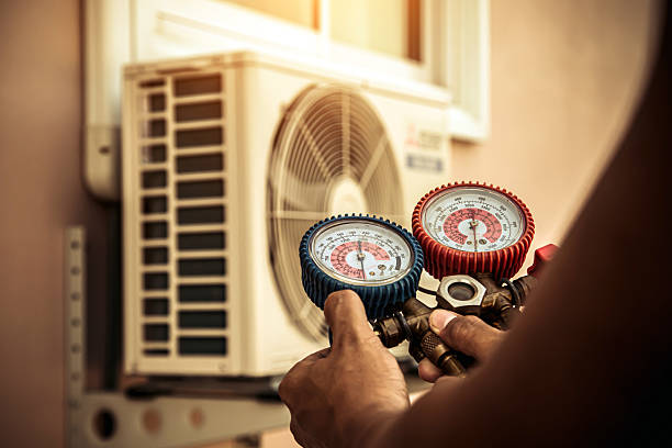 Professional Hvac Maintenance technician working in Palatine Bridge, NY